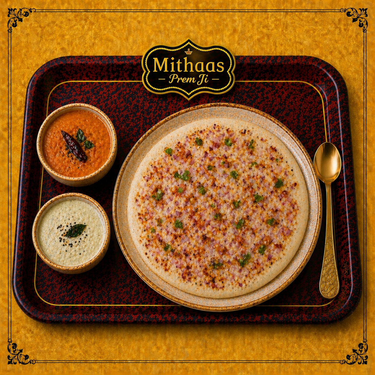 Onion Uttapam